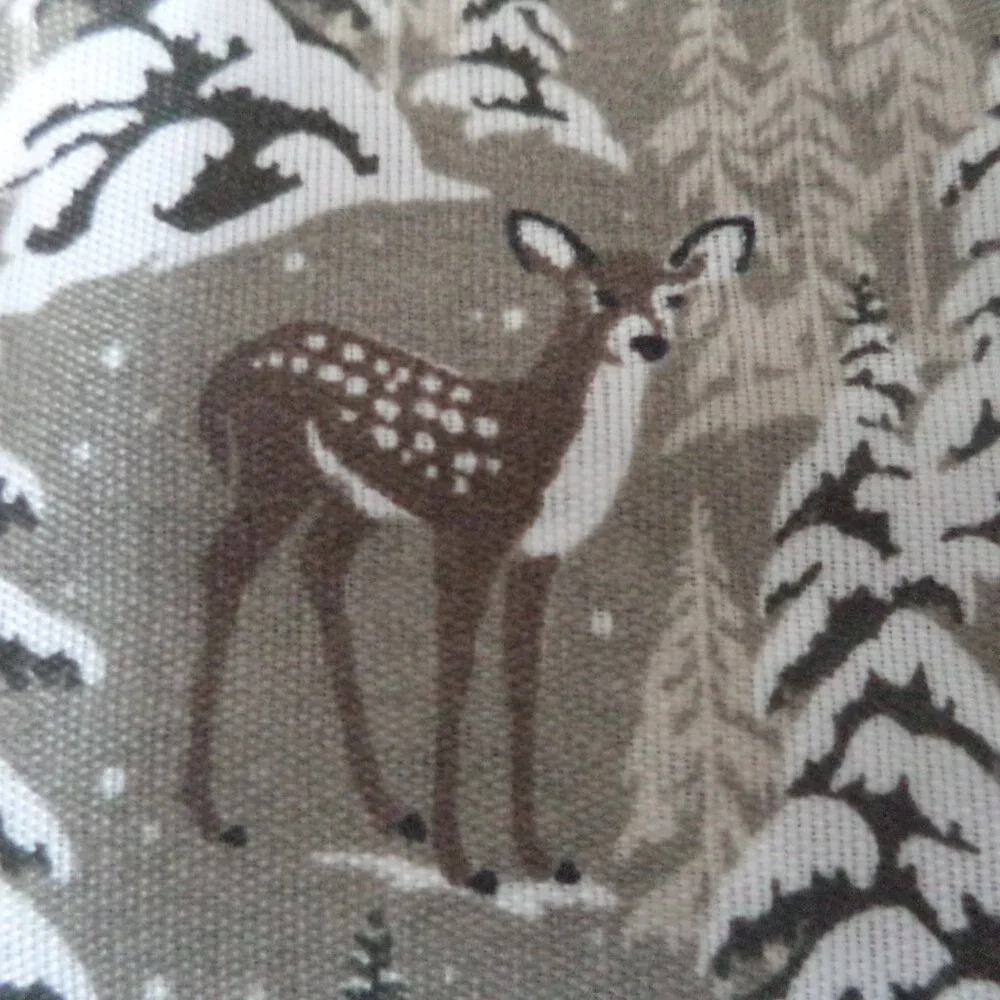 Ashley Cooper Winter Deer Tree 4 piece Micro Fiber King sheet set NEW NWT